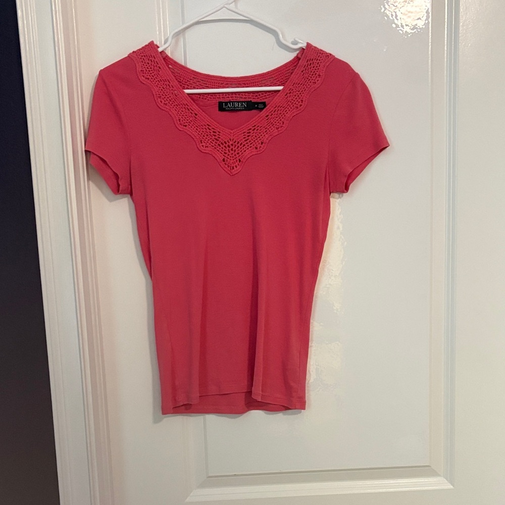 Women's Pink Ralph Lauren top